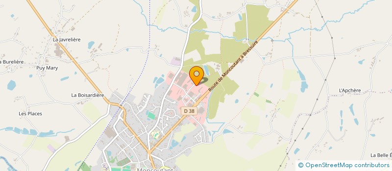localisation de l'entreprise SERVICE EXPRESS à MONCOUTANT-SUR-SEVRE