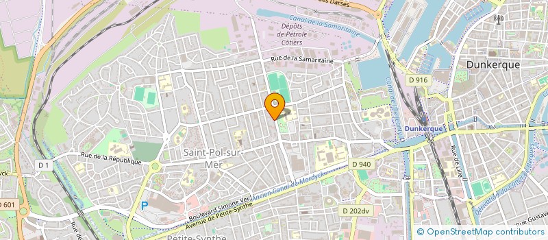 localisation de l'entreprise SERVICE-FACILITIES à DUNKERQUE