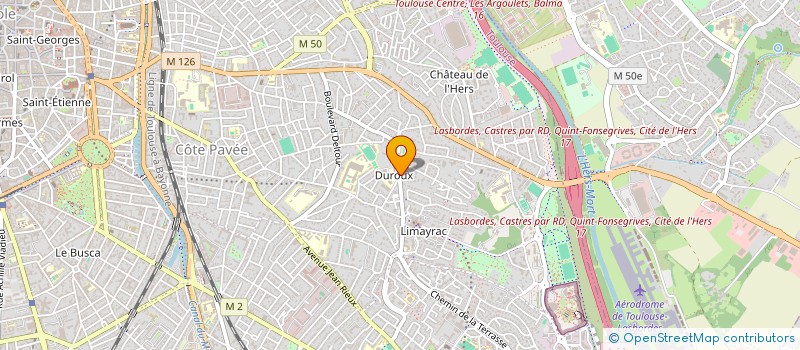 localisation de l'entreprise SERVICE&FINANCE à TOULOUSE