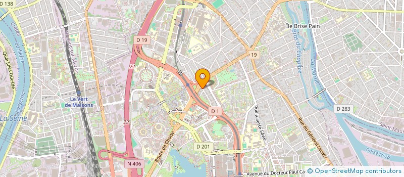 localisation de l'entreprise SERVICE FINANCIER  CRETEIL