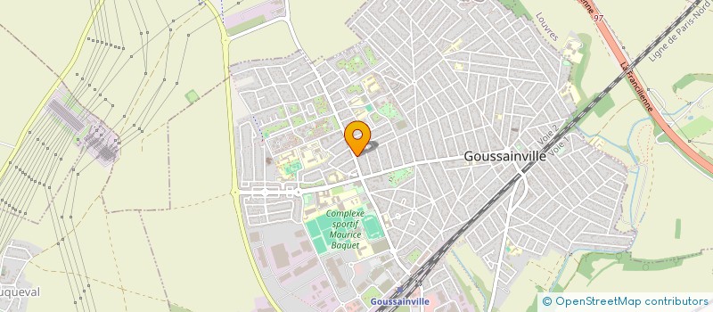 localisation de l'entreprise SERVICE FRANCE  GOUSSAINVILLE