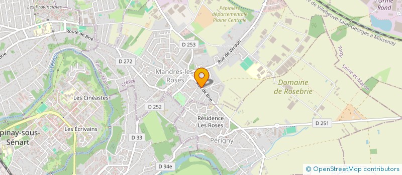 localisation de l'entreprise SERVICE FRANCILIENS BTP à MANDRES-LES-ROSES