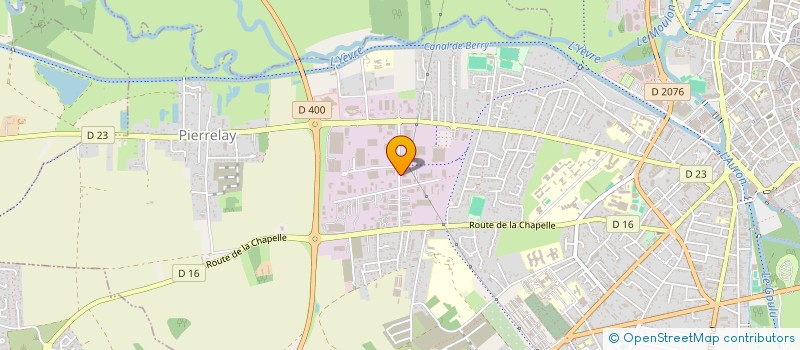 localisation de l'entreprise SERVICE FREINAGE DU CENTRE  BOURGES