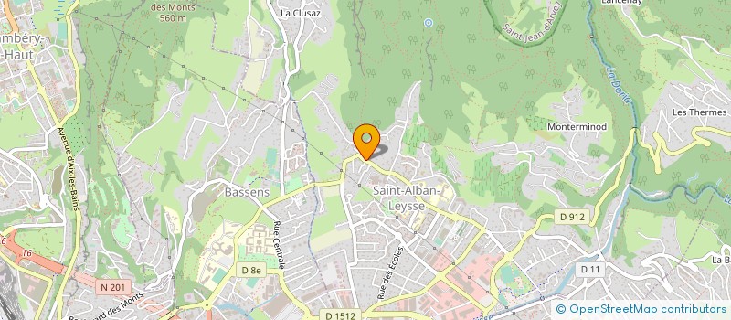 localisation de l'entreprise SERVICE FROID  SAINT-ALBAN-LEYSSE