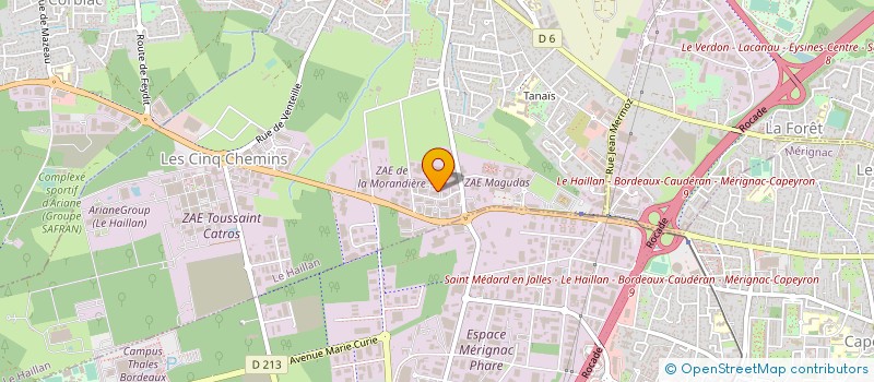 localisation de l'entreprise SERVICE FROID à LE HAILLAN