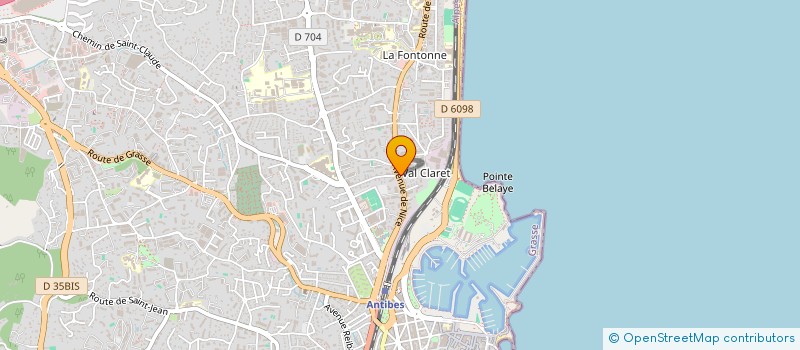 localisation de l'entreprise SERVICE FUNERAIRE ANTIBOIS à ANTIBES