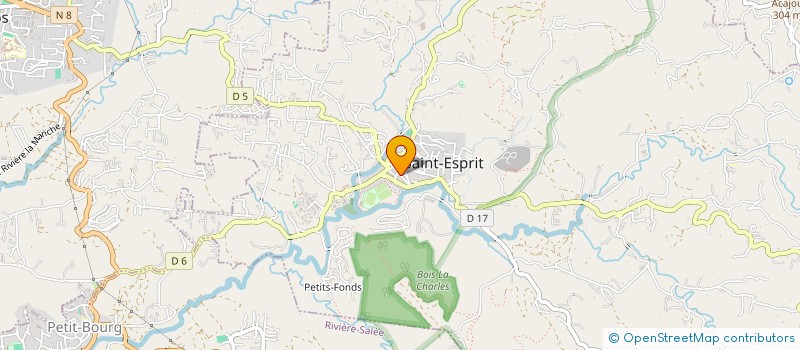 localisation de l'entreprise SERVICE FUNERAIRE DU SUD à SAINT-ESPRIT