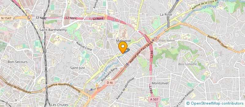 localisation de l'entreprise SERVICE GLOBAL AUTOMOBILE à FREJUS
