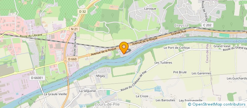 localisation de l'entreprise SERVICE HABITAT à BERGERAC