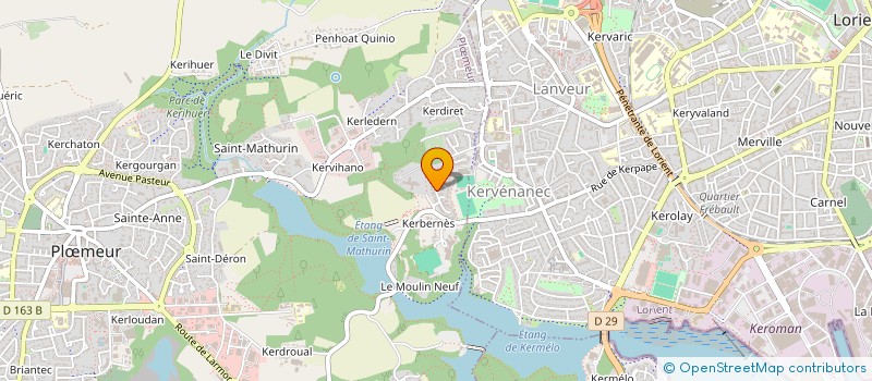 localisation de l'entreprise SERVICE HABITAT à PLOEMEUR