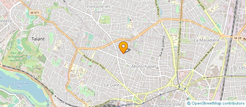 localisation de l'entreprise SERVICE HOTELIER SA à DIJON