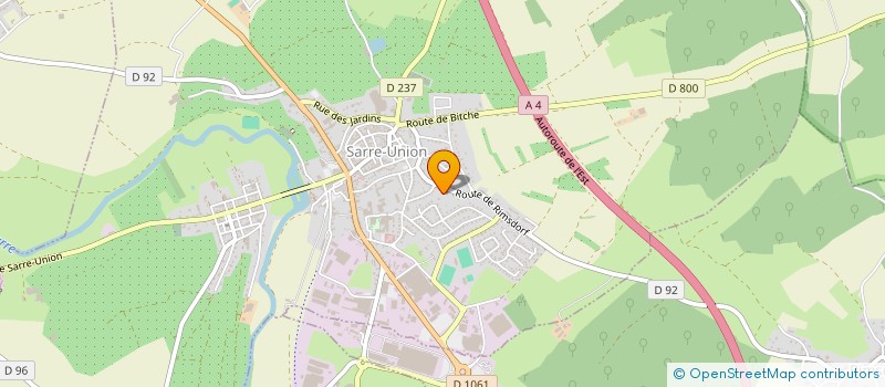localisation de l'entreprise SERVICE IMMOB CONSISTOIRE EGLISE PROTEST à SARRE-UNION