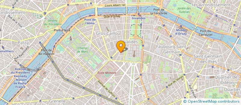localisation de l'entreprise SERVICE IMMOBILIER DES AMBASSADES à PARIS