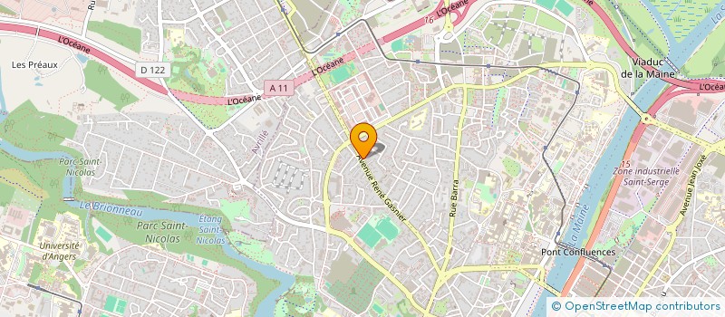 localisation de l'entreprise SERVICE IMMOBILIER SOCIAL DE MAINE ET LOIRE à ANGERS