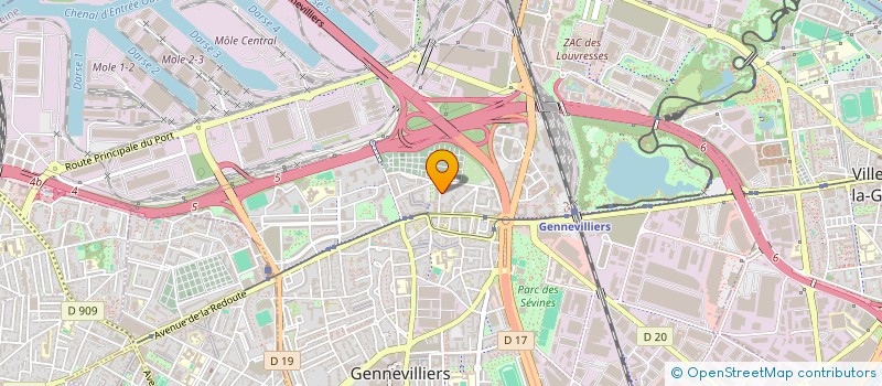 localisation de l'entreprise SERVICE INERVENTIONS RAPIDES CHAUFFE-EAU à GENNEVILLIERS