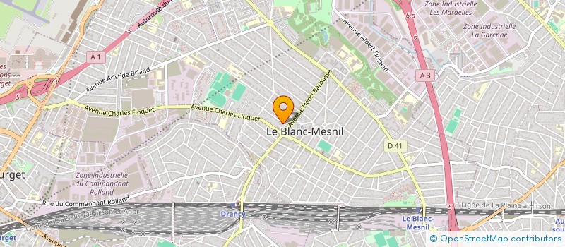 localisation de l'entreprise SERVICE INFORM BATIMENT SIB à LE BLANC-MESNIL