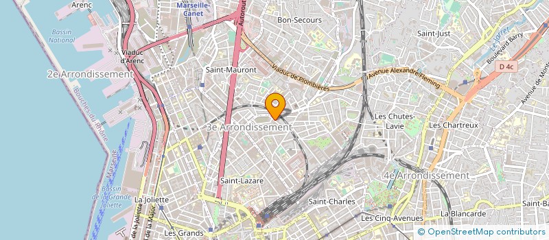 localisation de l'entreprise SERVICE INFORMATIQUE ET ADMINISTRATIF à MARSEILLE