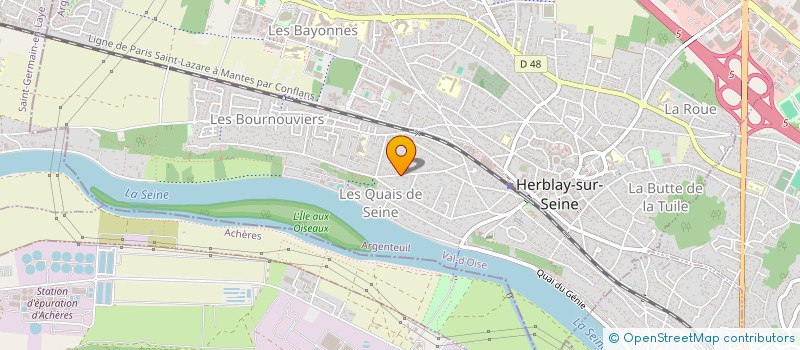 localisation de l'entreprise SERVICE INFORMATIQUE GRANDES ENTREPRISES  HERBLAY-SUR-SEINE