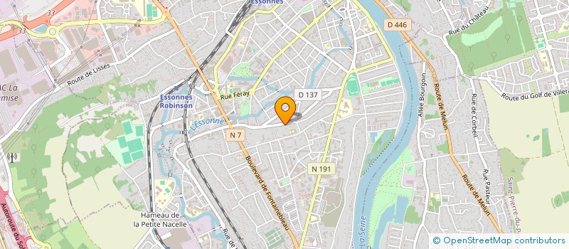 localisation de l'entreprise SERVICE INGENIERIE GEST ORGANIS SECURITE à CORBEIL-ESSONNES