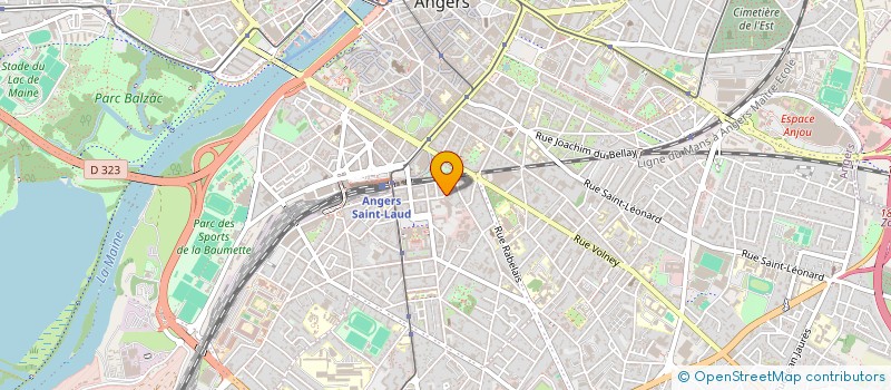 localisation de l'entreprise SERVICE INGENIERIE GESTION AMENAGEMENT à ANGERS