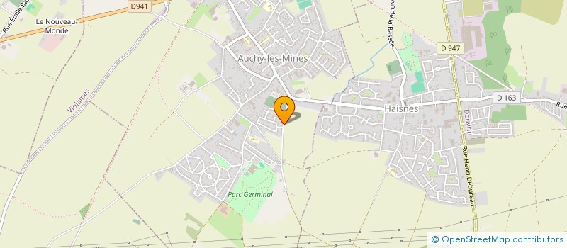 localisation de l'entreprise SERVICE INSERTION PERSONNES HANDICAPEES à AUCHY-LES-MINES
