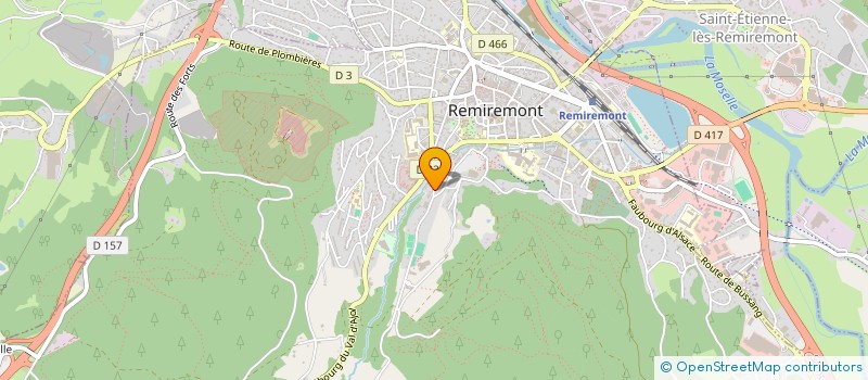 localisation de l'entreprise SERVICE INTEGRE D ACCUEIL ET D ORIENTATION à REMIREMONT