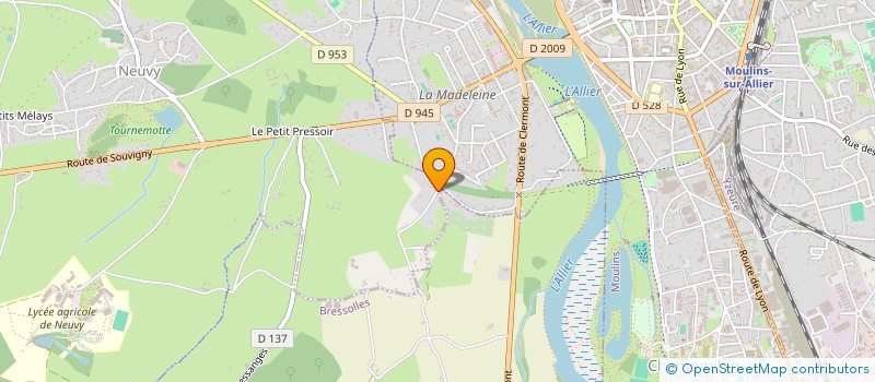 localisation de l'entreprise SERVICE INTERCOMMUNALE D'ARTISANS TAXIS à MOULINS