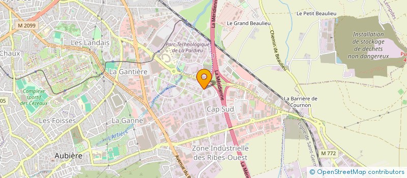 localisation de l'entreprise SERVICE INTERDEPARTEMENTAL POUR L'ANIMATION DU MASSIF CENTRAL à AUBIERE