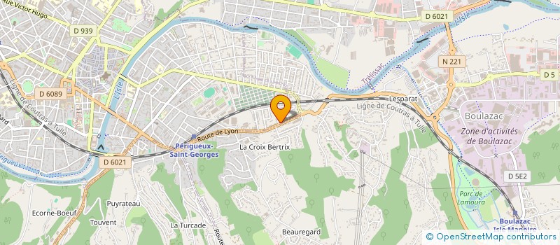 localisation de l'entreprise SERVICE INTERENT DE MED DU TRAVAIL à PERIGUEUX