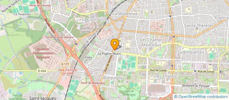 localisation de l'entreprise SERVICE INTERPRETES SOURDS ENTENDANTS 35 à RENNES