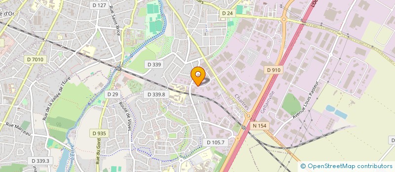 localisation de l'entreprise SERVICE INTERPRO SANTE TRAVAIL EURE LOIR à CHARTRES