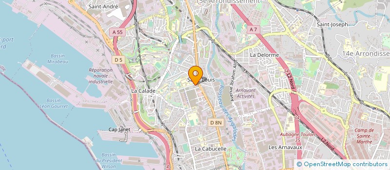 localisation de l'entreprise SERVICE INTERVENTION DEPANNAGE PROFESSIONNEL à MARSEILLE