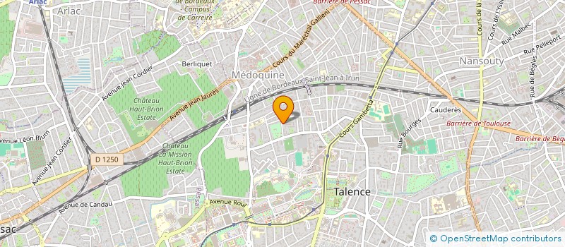 localisation de l'entreprise SERVICE INVEST ROUCOU PARTNER  TALENCE