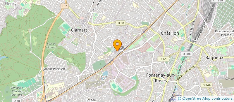 localisation de l'entreprise SERVICE IP à CHATILLON