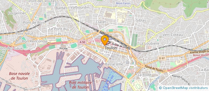 localisation de l'entreprise SERVICE LIVRAISON RAPIDE à TOULON