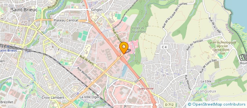 localisation de l'entreprise SERVICE LOCATION MATERIEL TRAN à SAINT-BRIEUC