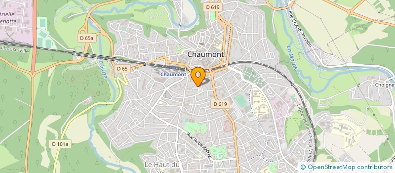 localisation de l'entreprise SERVICE LOGEMENT HAUT MARNAIS DEFAVORISE à CHAUMONT