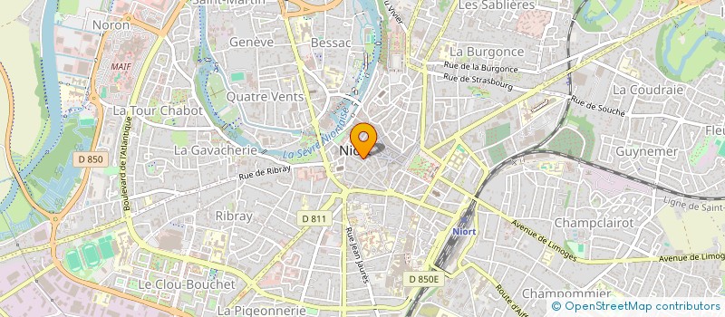 localisation de l'entreprise SERVICE LOGEMENT JEUNES à NIORT