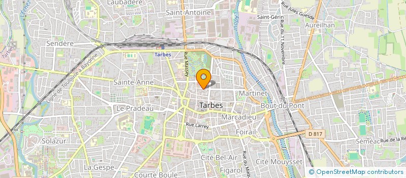 localisation de l'entreprise SERVICE LOISIRS ACCUEIL HAUTES PYRENEES à TARBES