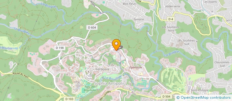 localisation de l'entreprise SERVICE MAINTENANCE à VALBONNE