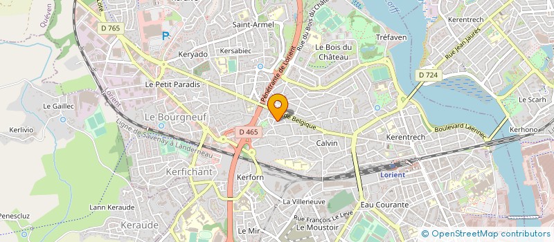 localisation de l'entreprise SERVICE MAISON ET JARDIN à LORIENT