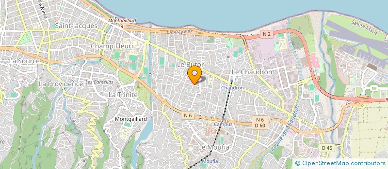 localisation de l'entreprise SERVICE MANDATAIRE POUR LES PERSONNES NECESSITANT UNE AIDE A LA VIE QUOTIDIENNE à SAINT-DENIS