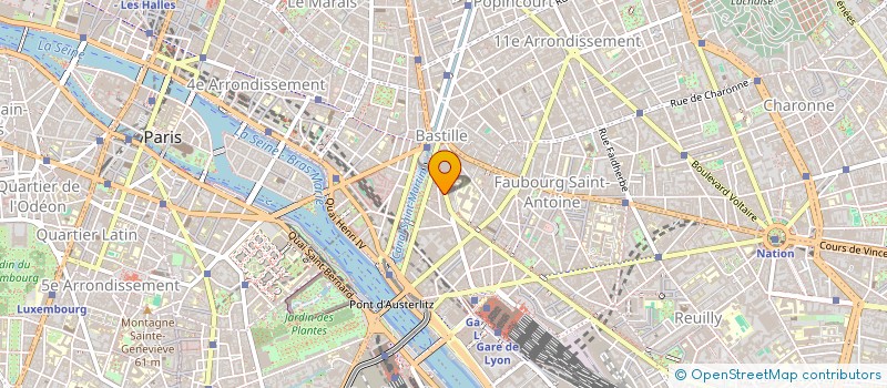 localisation de l'entreprise SERVICE MARBRE ET NETTOYAGE à PARIS