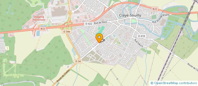localisation de l'entreprise SERVICE MARCHE ALIMENT DE MAUPERTHUIS  CLAYE-SOUILLY