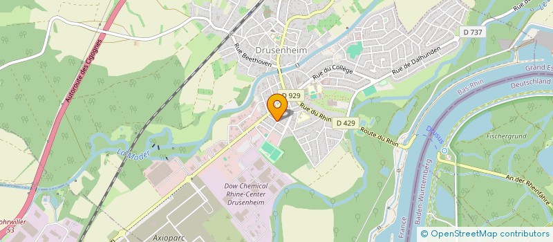 localisation de l'entreprise SERVICE MATERIEL  DRUSENHEIM