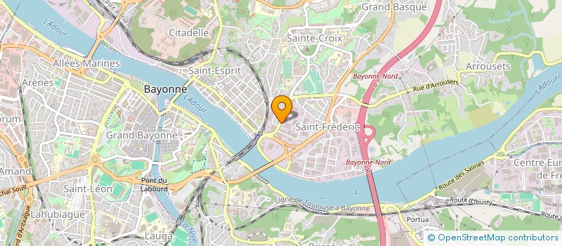 localisation de l'entreprise SERVICE MATERIEL DIFFUSION SARL à BAYONNE