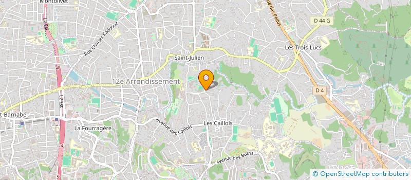 localisation de l'entreprise SERVICE MEDIC  MARSEILLE