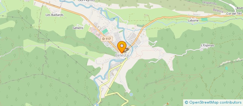 localisation de l'entreprise SERVICE MEDICAL CONFORT à BELESTA