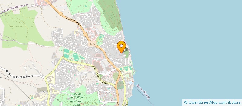 localisation de l'entreprise SERVICE MEDITARRANEE SANTE  MARTIGUES