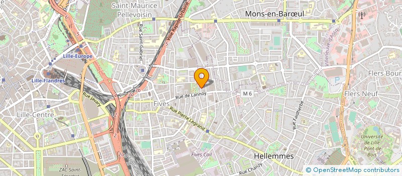 localisation de l'entreprise SERVICE MENUI-PLATRE à LILLE